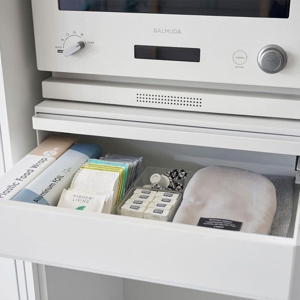 Extra förvaring, Metall, LARGE TOWER COUNTERTOP DRAWER, 45 x 39,3 x H 13,5 cm, Yamazaki i gruppen Förvaring / Köksförvaring hos SmartaSaker.se (40578)