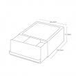 Extra förvaring, Metall, SMALL TOWER COUNTERTOP DRAWER, 24,5 x 22, 2 x H 11,5 cm, Yamazaki Extra förvaring, Metall, SMALL TOWER COUNTERTOP DRAWER, 24,5 x 22, 2 x H 11,5 cm, Yamazaki