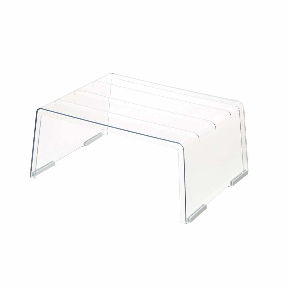 Extra hylla för skåp, DEEP RISER, 34,2 x 25,4 x H 15,3 cm, Transparent i gruppen Förvaring / Köksförvaring / Organisera köksskåp hos SmartaSaker.se (40584)