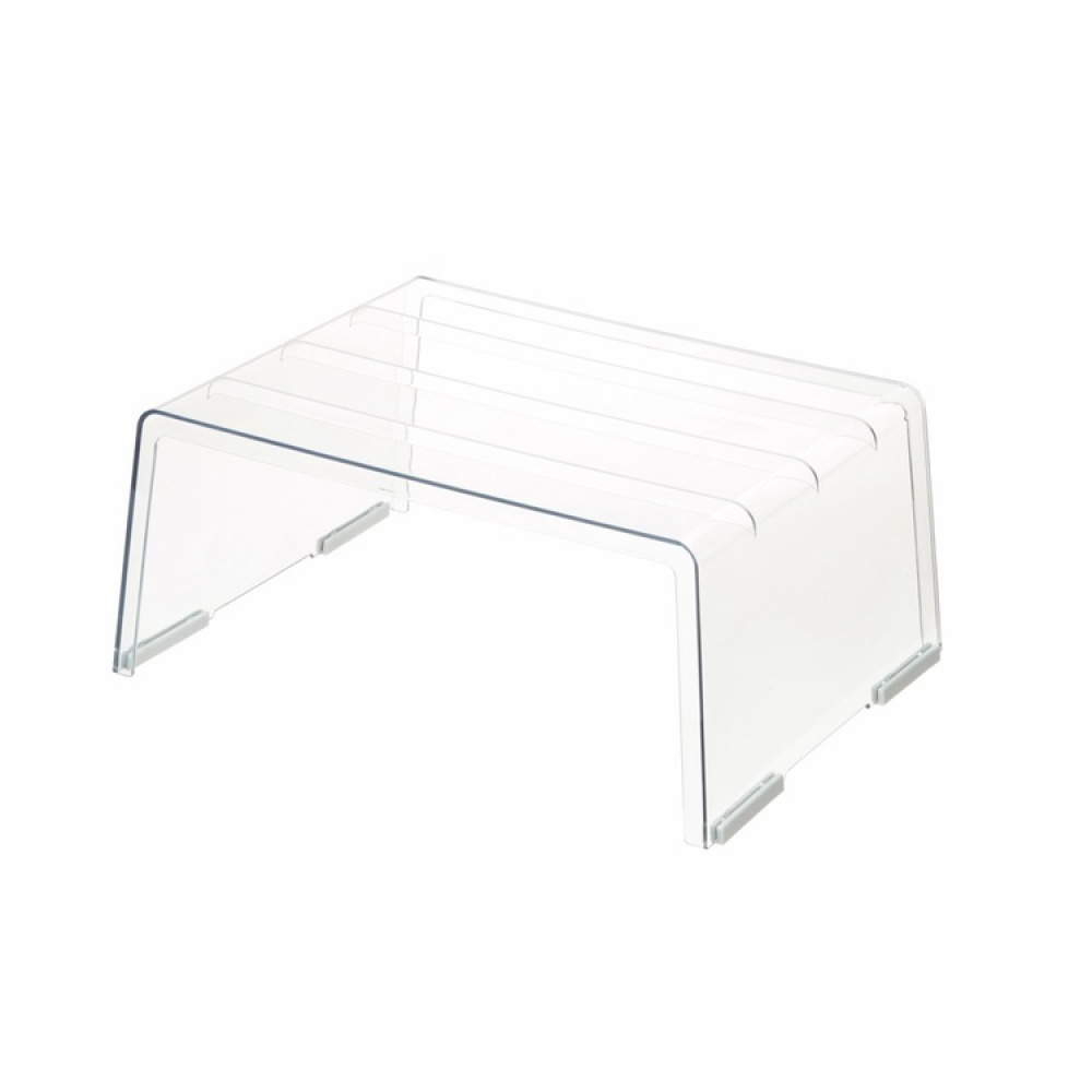 Extra hylla för skåp, DEEP RISER, 34,2 x 25,4 x H 15,3 cm, Transparent i gruppen Förvaring / Köksförvaring / Organisera köksskåp hos SmartaSaker.se (40584)