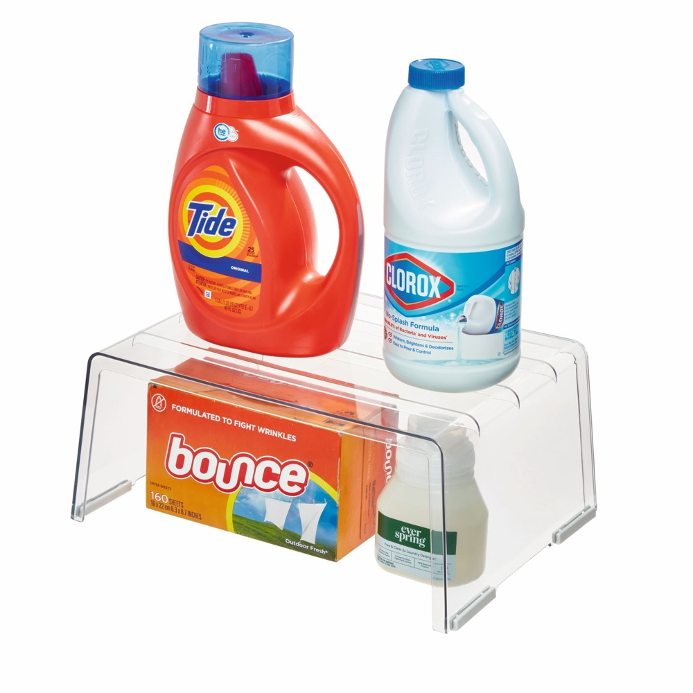 Extra hylla för skåp, DEEP RISER, 34,2 x 25,4 x H 15,3 cm, Transparent i gruppen Förvaring / Köksförvaring / Organisera köksskåp hos SmartaSaker.se (40584)