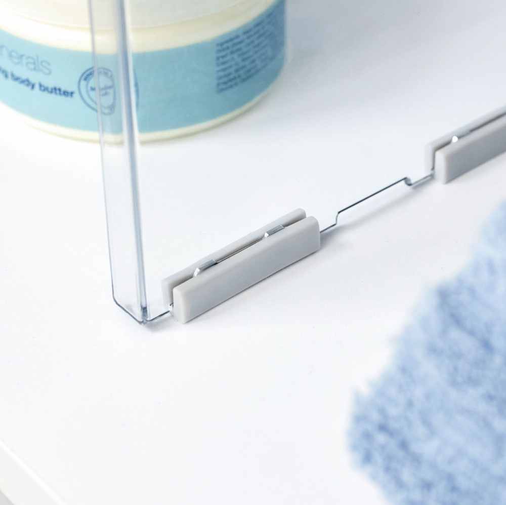 Extra hylla för skåp, DEEP RISER, 34,2 x 25,4 x H 15,3 cm, Transparent i gruppen Förvaring / Köksförvaring / Organisera köksskåp hos SmartaSaker.se (40584)