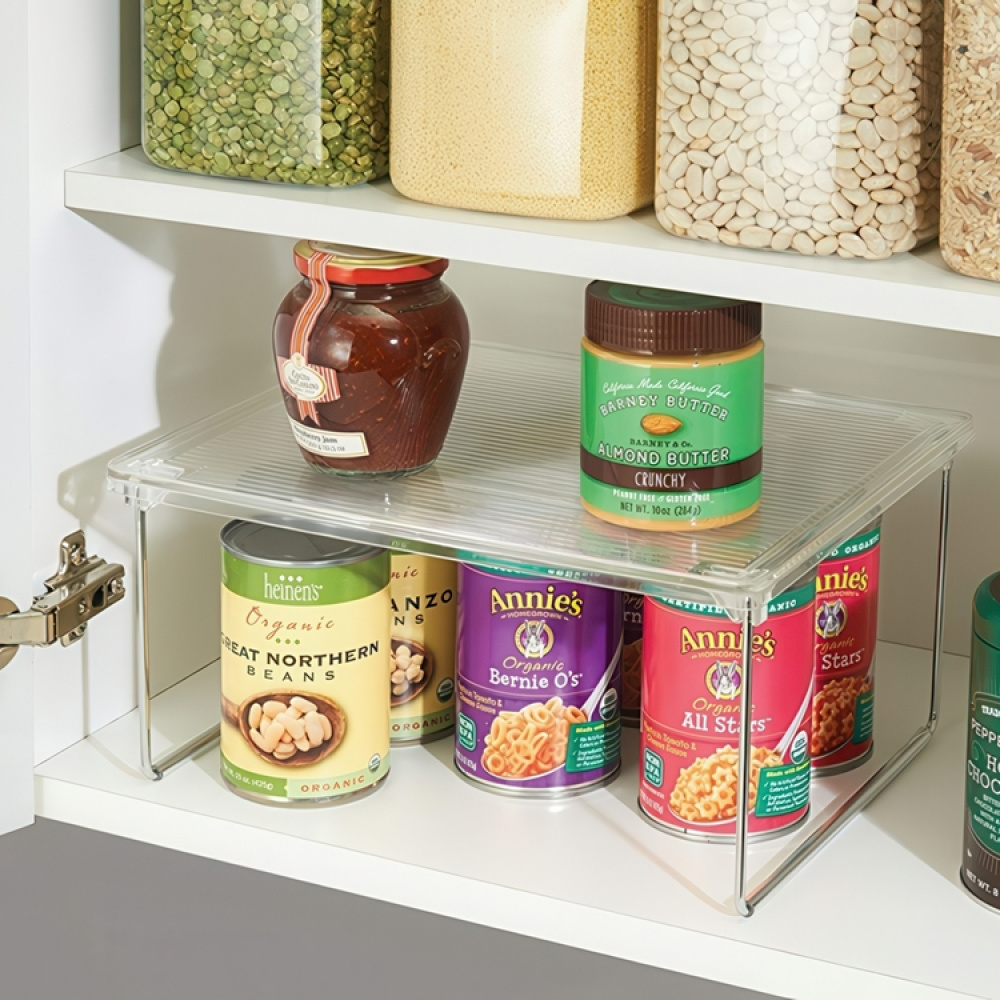 Extra hylla för skåp, PANTRY CABINET SHELF, 30,5 x 25,4 x H 15,2 cm , Transparent i gruppen Förvaring / Köksförvaring / Organisera köksskåp hos SmartaSaker.se (40585)