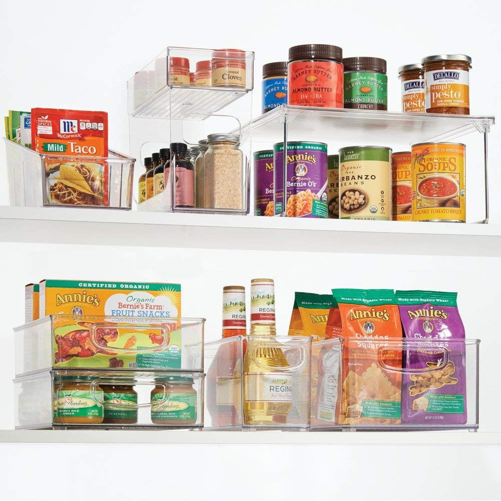 Extra hylla för skåp, PANTRY CABINET SHELF, 30,5 x 25,4 x H 15,2 cm , Transparent i gruppen Förvaring / Köksförvaring / Organisera köksskåp hos SmartaSaker.se (40585)