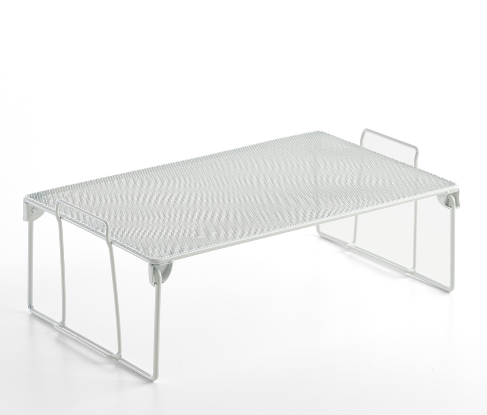 Extra hylla för skåp, Stapelbar, ESTANTE APILABLE, 41 x 25,5 x H 15 cm, Vit i gruppen Förvaring / Köksförvaring / Organisera köksskåp hos SmartaSaker.se (40589)