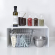 Extra hylla i metall, TOWER STACKABLE RACK, 30,5 x 22 x H14 cm, Yamazaki, Vit Extra hylla i metall, TOWER STACKABLE RACK, 30,5 x 22 x H14 cm, Yamazaki, Vit
