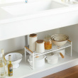 Extra hylla, Lång, TOSCA STORAGE RACK, 60 × 22,5 × H22 cm, Yamazaki, Vit Extra hylla, Lång, TOSCA STORAGE RACK, 60 × 22,5 × H22 cm, Yamazaki, Vit