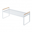 Extra hylla, Lång, TOSCA STORAGE RACK, 60 × 22,5 × H22 cm, Yamazaki, Vit Extra hylla, Lång, TOSCA STORAGE RACK, 60 × 22,5 × H22 cm, Yamazaki, Vit