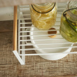 Extra hylla, Lång, TOSCA STORAGE RACK, 60 × 22,5 × H22 cm, Yamazaki, Vit Extra hylla, Lång, TOSCA STORAGE RACK, 60 × 22,5 × H22 cm, Yamazaki, Vit