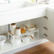 Extra hylla, Lång, TOSCA STORAGE RACK, 60 × 22,5 × H22 cm, Yamazaki, Vit Extra hylla, Lång, TOSCA STORAGE RACK, 60 × 22,5 × H22 cm, Yamazaki, Vit