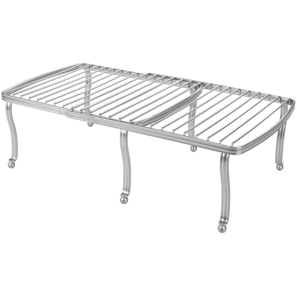 Extra hylla, Utdragbar, Metall, YORK CABINET SHELF, 32 - 58 cm, Silver i gruppen Förvaring / Köksförvaring / Organisera köksskåp hos SmartaSaker.se (40594)