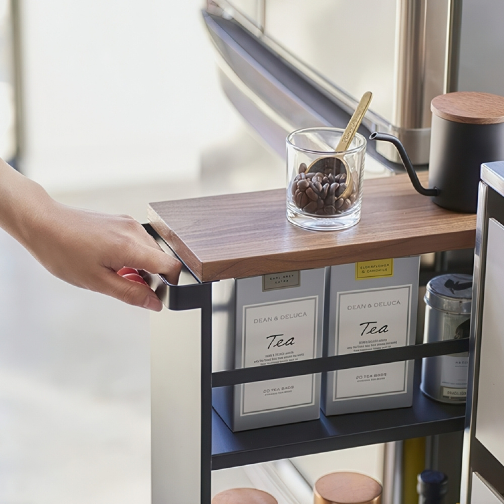 Extra smal förvaringsvagn, TOWER SLIM TROLLEY, 13 x 47,5 x H 80,5 cm i gruppen Förvaring / Köksförvaring hos SmartaSaker.se (40596)