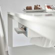Extrahylla, under bord, TOWER UNDER-TABLE SHELF, 44 x 24,5 x H 7 cm, Vit Extrahylla, under bord, TOWER UNDER-TABLE SHELF, 44 x 24,5 x H 7 cm, Vit