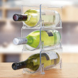 Flaskställ, Stapelbart, RPET WINE & DRINK RACK, 10 x 20 x H 10 cm, Transparent Flaskställ, Stapelbart, RPET WINE & DRINK RACK, 10 x 20 x H 10 cm, Transparent