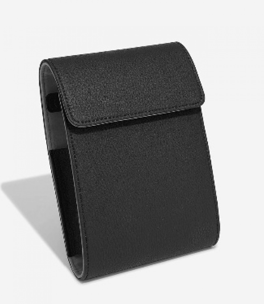 Fodral för 2 Klockor, STACKERS WATCH WRAP, 14,5 x 11 x 2,5 cm, Svart i gruppen Förvaring / Sovrumsförvaring / Klocklådor hos SmartaSaker.se (40606)