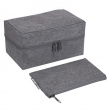 Fodral för accessoarer med extra etui, BIGSO ACCESSORIES ORGANIZER, Grå Fodral för accessoarer med extra etui, BIGSO ACCESSORIES ORGANIZER, Grå