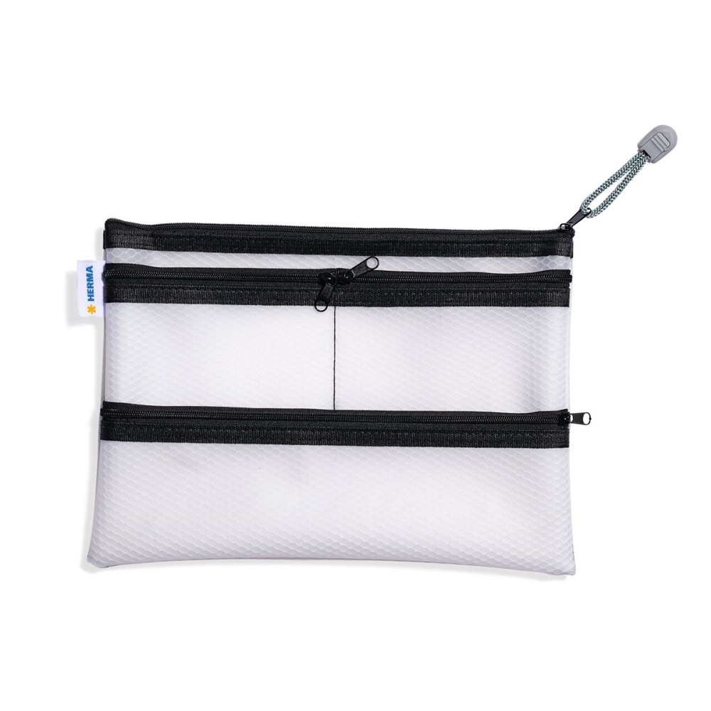 Fodral med fickor, UNIVERSAL MULTI BAG A5, 26 x 20 cm, Transparent / Svart i gruppen Förvaring / Förvaring på resa / Packpåsar och packkuber hos SmartaSaker.se (40617)