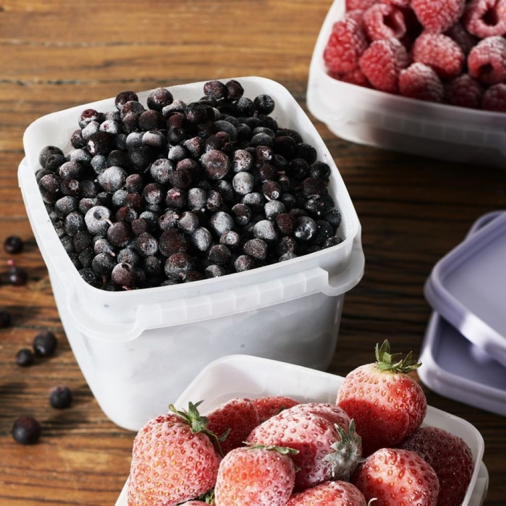 Frysburkar 0,75L, Stapelbara, 4 st, SMARTSTORE FROST i gruppen Förvaring / Köksförvaring / Matlådor / SmartStore matlådor hos SmartaSaker.se (40629)