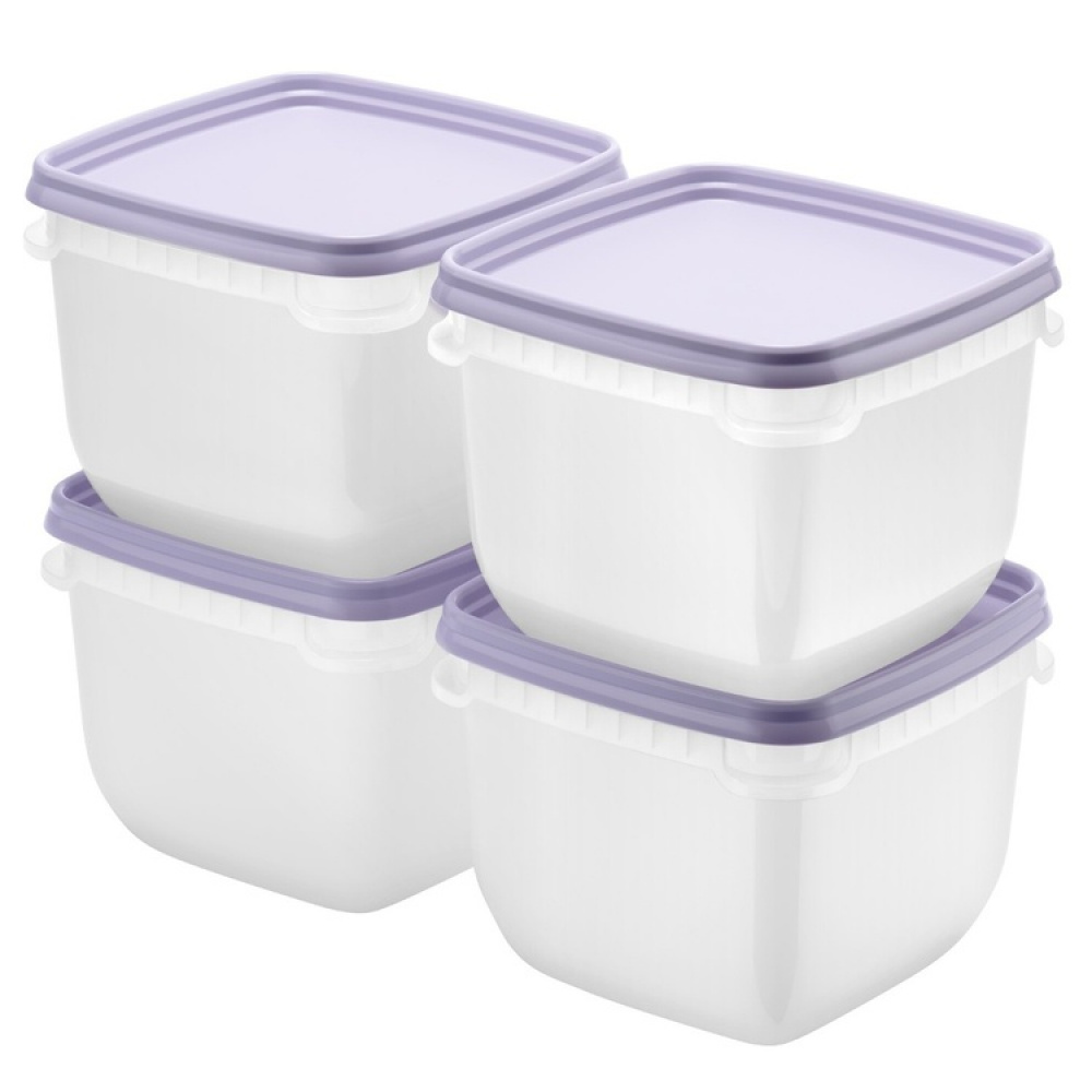 Frysburkar 0,75L, Stapelbara, 4 st, SMARTSTORE FROST i gruppen Förvaring / Köksförvaring / Matlådor / SmartStore matlådor hos SmartaSaker.se (40629)