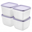 Frysburkar 0,75L, Stapelbara, 4 st, SMARTSTORE FROST Frysburkar 0,75L, Stapelbara, 4 st, SMARTSTORE FROST