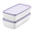 Frysburkar 1,2L, Stapelbara, 2 st, SMARTSTORE FROST, Vit / Lila Frysburkar 1,2L, Stapelbara, 2 st, SMARTSTORE FROST, Vit / Lila