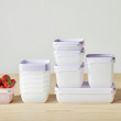 Frysburkar 1,2L, Stapelbara, 2 st, SMARTSTORE FROST, Vit / Lila Frysburkar 1,2L, Stapelbara, 2 st, SMARTSTORE FROST, Vit / Lila