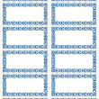 Frysetiketter, Små, 48 st, BLUE BORDER 3,7 x H 1,9 cm , Vit / Blå Frysetiketter, Små, 48 st, BLUE BORDER 3,7 x H 1,9 cm , Vit / Blå