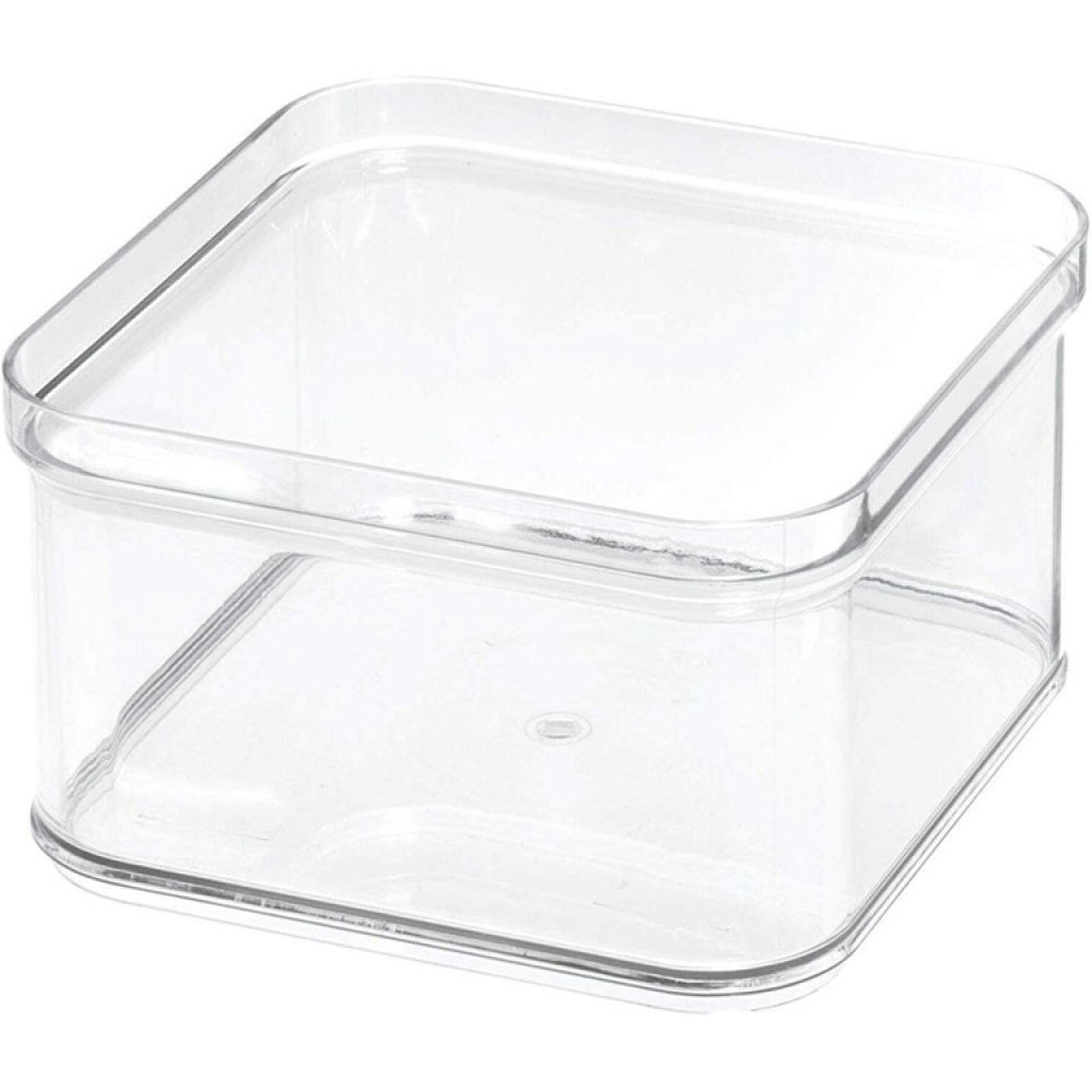 Fyrkantig låda, Stapelbar, CRISP, 15,2 x 15,2 x H 9,5 cm, Transparent i gruppen Förvaring / Köksförvaring / Kylskåpsförvaring hos SmartaSaker.se (40634)