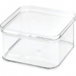 Fyrkantig låda, Stapelbar, CRISP, 15,2 x 15,2 x H 9,5 cm, Transparent Fyrkantig låda, Stapelbar, CRISP, 15,2 x 15,2 x H 9,5 cm, Transparent