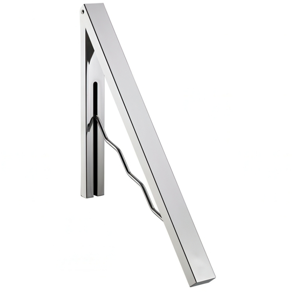 Fällbar hängare i metall, ALBERT KLAPPGARDEROBE, Silver i gruppen Förvaring / Garderobsförvaring / Galgar och hängare hos SmartaSaker.se (40635)