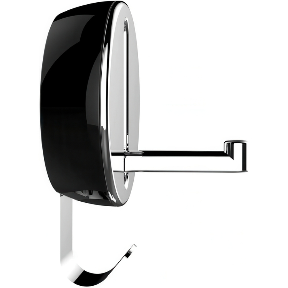 Fällbar hängare med krok, DELTA KLAPP-HAKEN, Silver / Svart i gruppen Förvaring / Garderobsförvaring / Galgar och hängare hos SmartaSaker.se (40637)