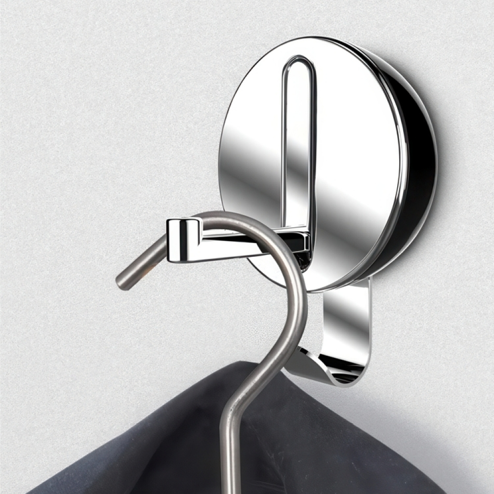 Fällbar hängare med krok, DELTA KLAPP-HAKEN, Silver / Svart i gruppen Förvaring / Garderobsförvaring / Galgar och hängare hos SmartaSaker.se (40637)