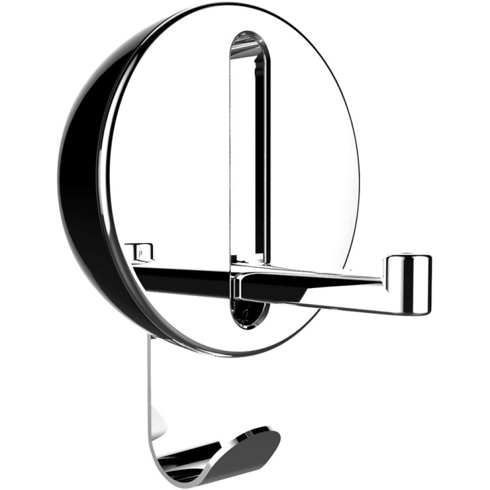 Fällbar hängare med krok, DELTA KLAPP-HAKEN, Silver / Svart i gruppen Förvaring / Garderobsförvaring / Galgar och hängare hos SmartaSaker.se (40637)