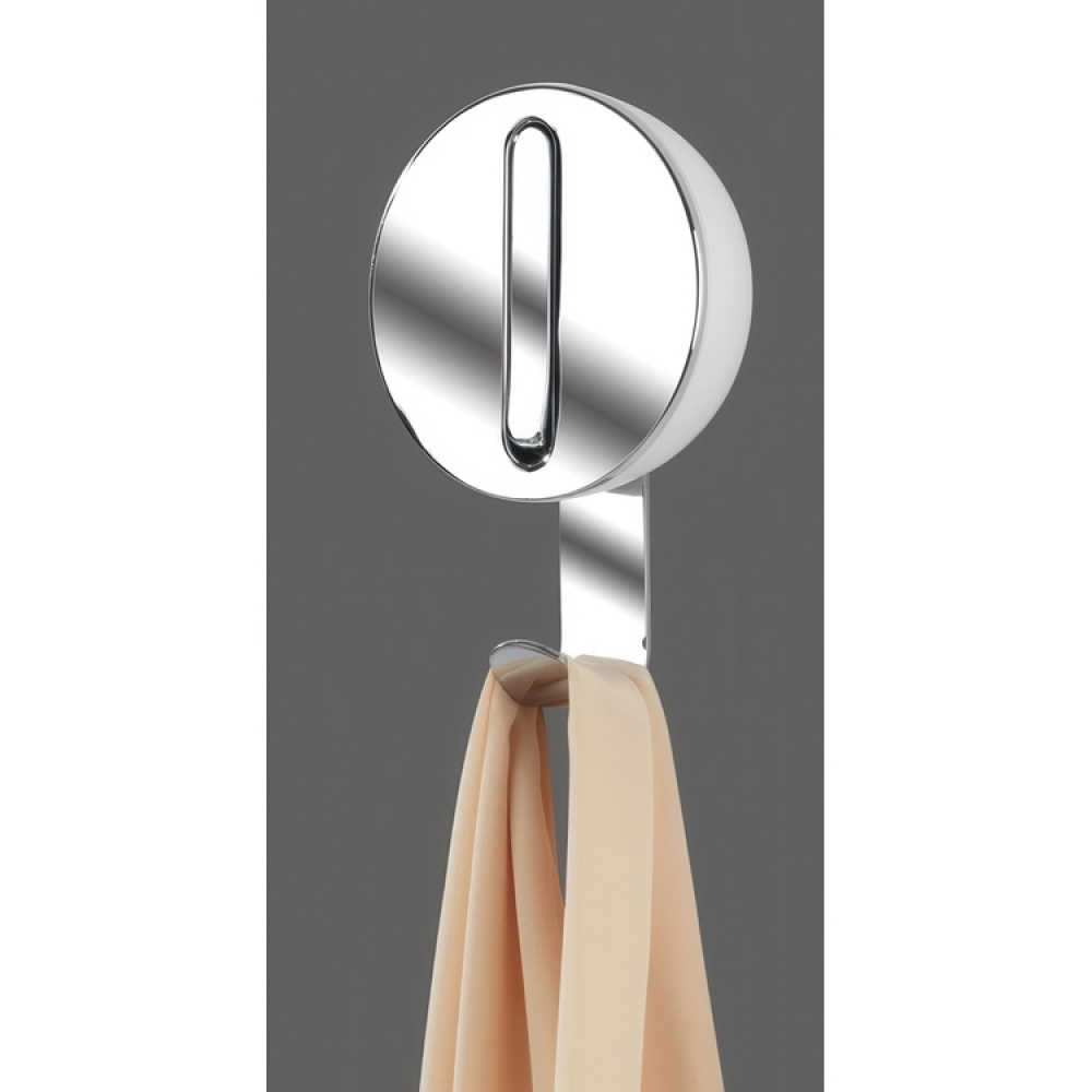 Fällbar hängare med krok, DELTA KLAPP-HAKEN, Silver / Svart i gruppen Förvaring / Garderobsförvaring / Galgar och hängare hos SmartaSaker.se (40637)