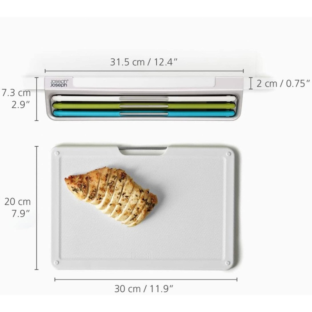 Förvaring av Skärbrädor under hylla, FOLIO SLIM SET, Joseph Joseph, Soft Gold /Mix i gruppen Förvaring / Köksförvaring / Organisera köksskåp / Under hyllan-förvaring hos SmartaSaker.se (40646)