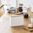 Förvaring av kaffefilter, Metall / Trä, YAMAZAKI COFFEE FILTER CASE, Vit / Natur