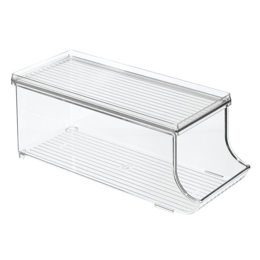 Förvaring med lock för ölburkar och konserver, PANTRY BIN, 14,5 x 35 x 15 cm, Klar i gruppen Förvaring / Köksförvaring / Kylskåpsförvaring hos SmartaSaker.se (40653)