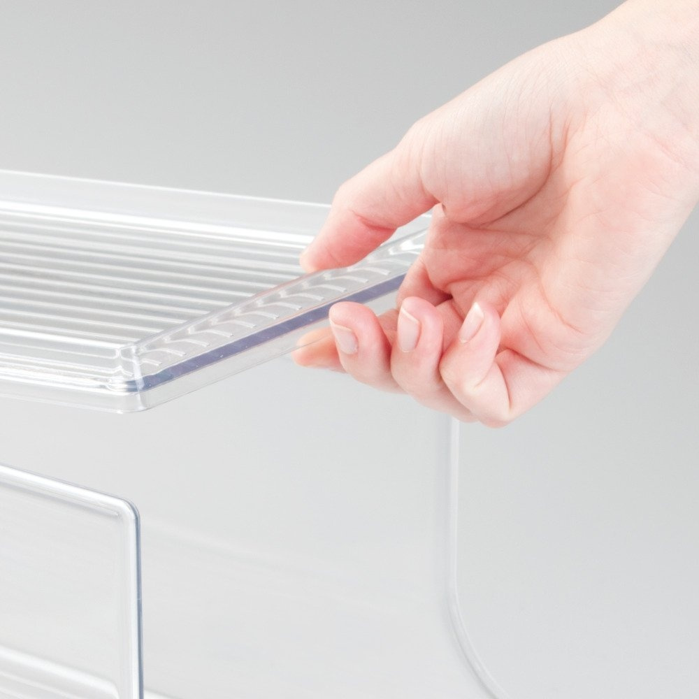 Förvaring med lock för ölburkar och konserver, PANTRY BIN, 14,5 x 35 x 15 cm, Klar i gruppen Förvaring / Köksförvaring / Kylskåpsförvaring hos SmartaSaker.se (40653)