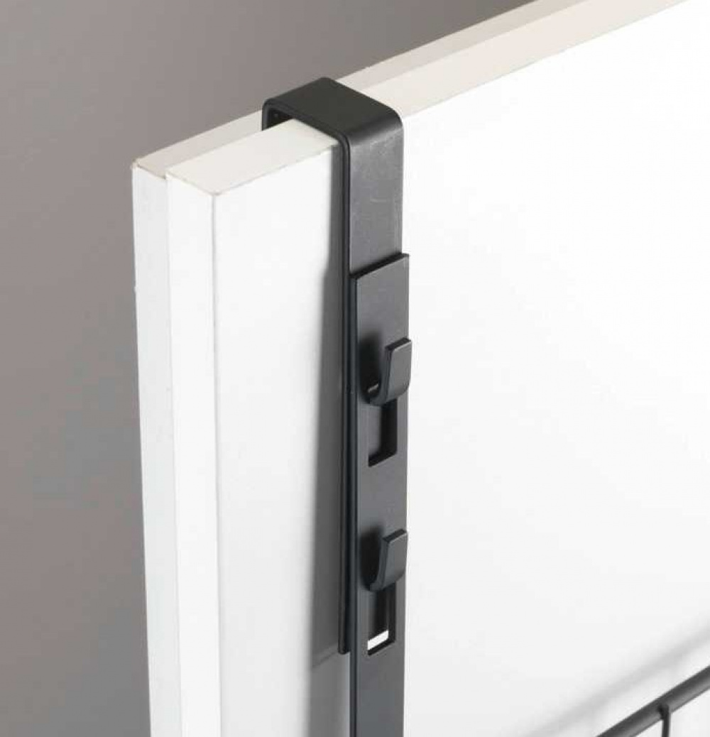 Förvaring på dörren, över dörr, OVER-DOOR ORGANIZER, 39 x 10 x H 75 cm, Svart i gruppen Förvaring / Sovrumsförvaring / Dörrkrokar hos SmartaSaker.se (40656)