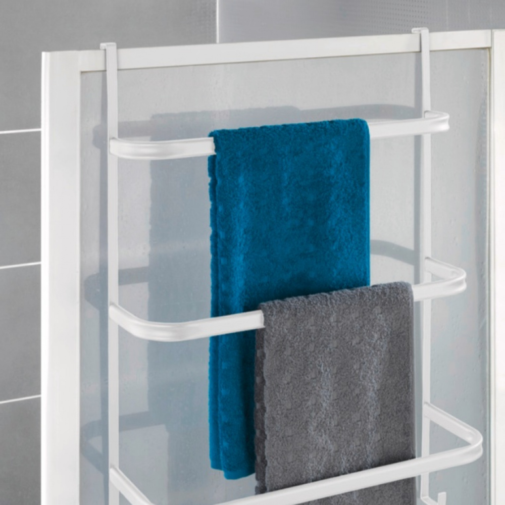 Förvaring på dörren, över dörr, OVER-DOOR TOWEL RAIL, 54,5 x 21,5 x H 77,5 cm, Vit i gruppen Förvaring / Badrumsförvaring hos SmartaSaker.se (40657)