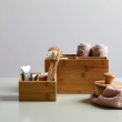 Förvaringsbox i Bambu 3 fack, TERRA, 12 x 9 x H 8,5 cm, Natur Förvaringsbox i Bambu 3 fack, TERRA, 12 x 9 x H 8,5 cm, Natur