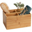 Förvaringsbox i Bambu 4 fack, TERRA, 22 x 14 x H12 cm, Natur Förvaringsbox i Bambu 4 fack, TERRA, 22 x 14 x H12 cm, Natur