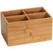 Förvaringsbox i Bambu 4 fack, TERRA, 22 x 14 x H12 cm, Natur Förvaringsbox i Bambu 4 fack, TERRA, 22 x 14 x H12 cm, Natur