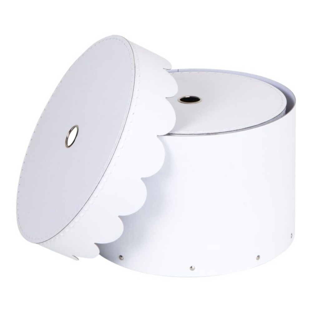 Förvaringsboxar, Runda, 2 st, BIGSO WILMA, Ø26 x H Ø23 cm i gruppen Förvaring / Förvaringslådor / BigSo förvaringslådor hos SmartaSaker.se (40666)