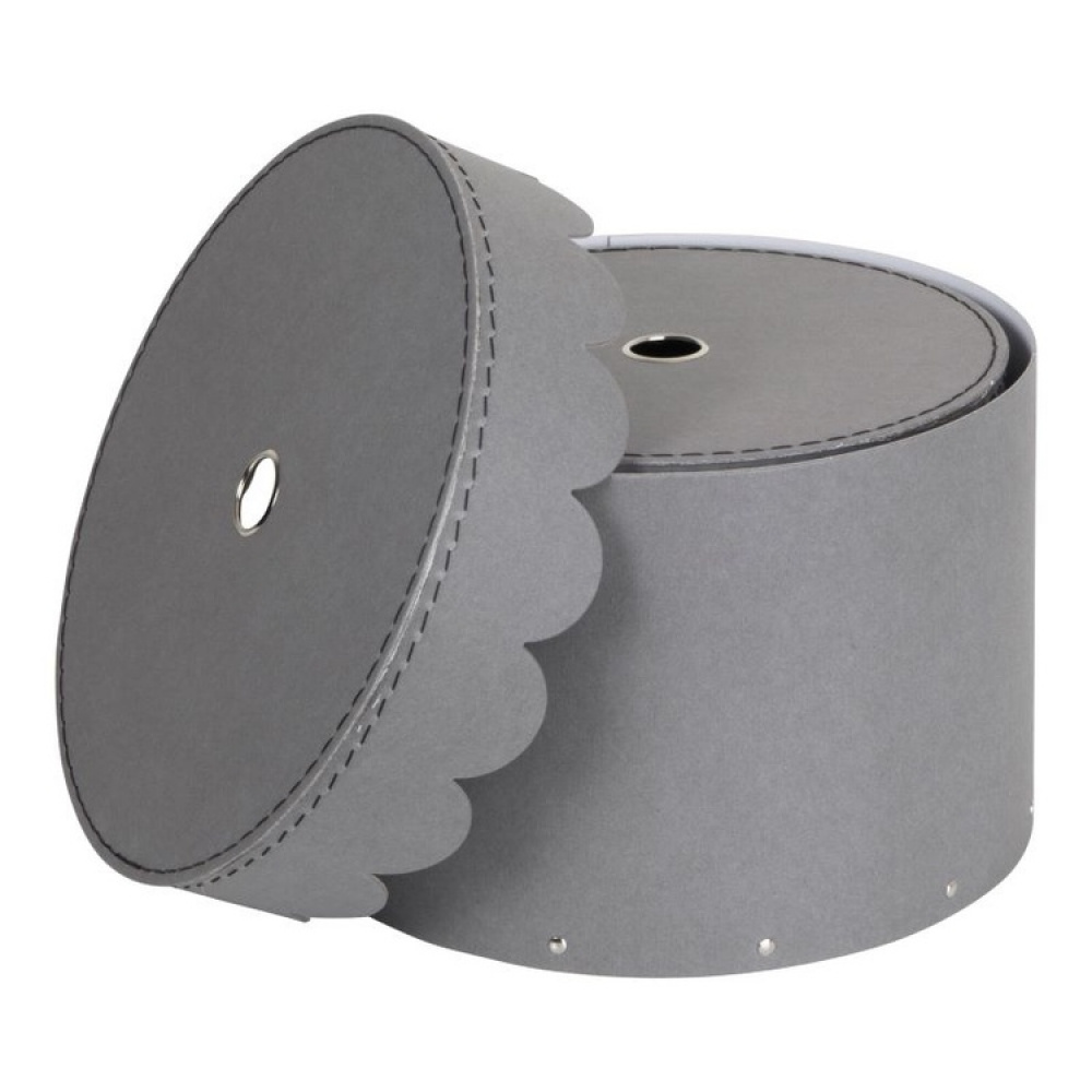 Förvaringsboxar, Runda, 2 st, BIGSO WILMA, Ø26 x H Ø23 cm i gruppen Förvaring / Förvaringslådor / BigSo förvaringslådor hos SmartaSaker.se (40666)