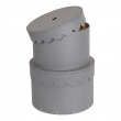 Förvaringsboxar, Runda, 2 st, BIGSO WILMA, Ø26 x H Ø23 cm Förvaringsboxar, Runda, 2 st, BIGSO WILMA, Ø26 x H Ø23 cm