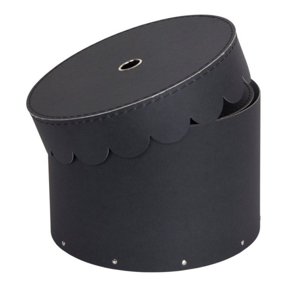 Förvaringsboxar, Runda, 2 st, BIGSO WILMA, Ø26 x H Ø23 cm i gruppen Förvaring / Förvaringslådor / BigSo förvaringslådor hos SmartaSaker.se (40666)