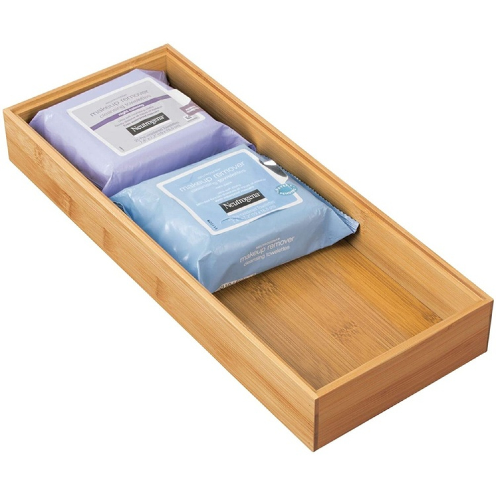 Förvaringsbricka i Bambu, Stapelbar, FORMBU DRAWER ORGANIZER, 38 x 15,3 x H 5,1 cm, Natur i gruppen Förvaring / Förvaringslådor / Småförvaring hos SmartaSaker.se (40675)