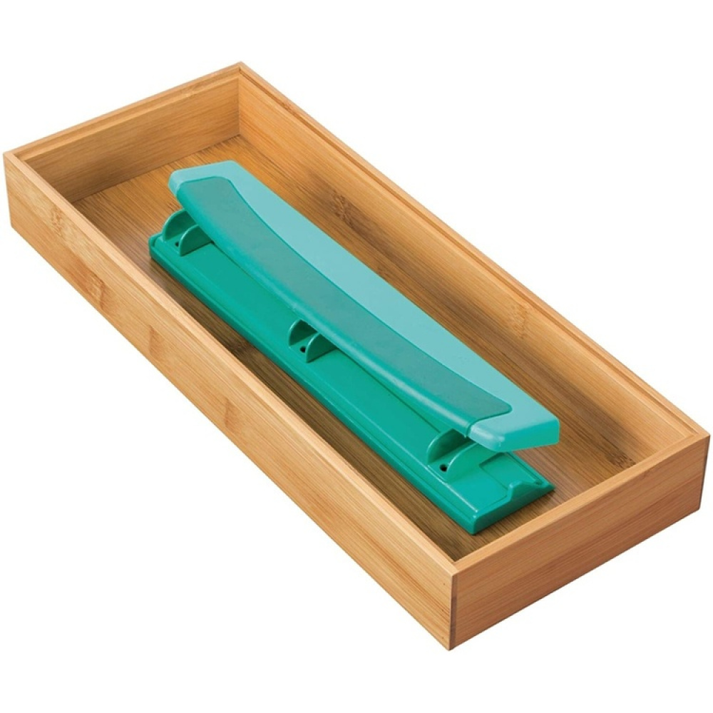 Förvaringsbricka i Bambu, Stapelbar, FORMBU DRAWER ORGANIZER, 38 x 15,3 x H 5,1 cm, Natur i gruppen Förvaring / Förvaringslådor / Småförvaring hos SmartaSaker.se (40675)