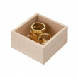 Förvaringsbricka, fyrkantig, PAULOWNIA DRAWER ORGANISER, 12,7 x 12,7 x H 7 cm, Natur Förvaringsbricka, fyrkantig, PAULOWNIA DRAWER ORGANISER, 12,7 x 12,7 x H 7 cm, Natur